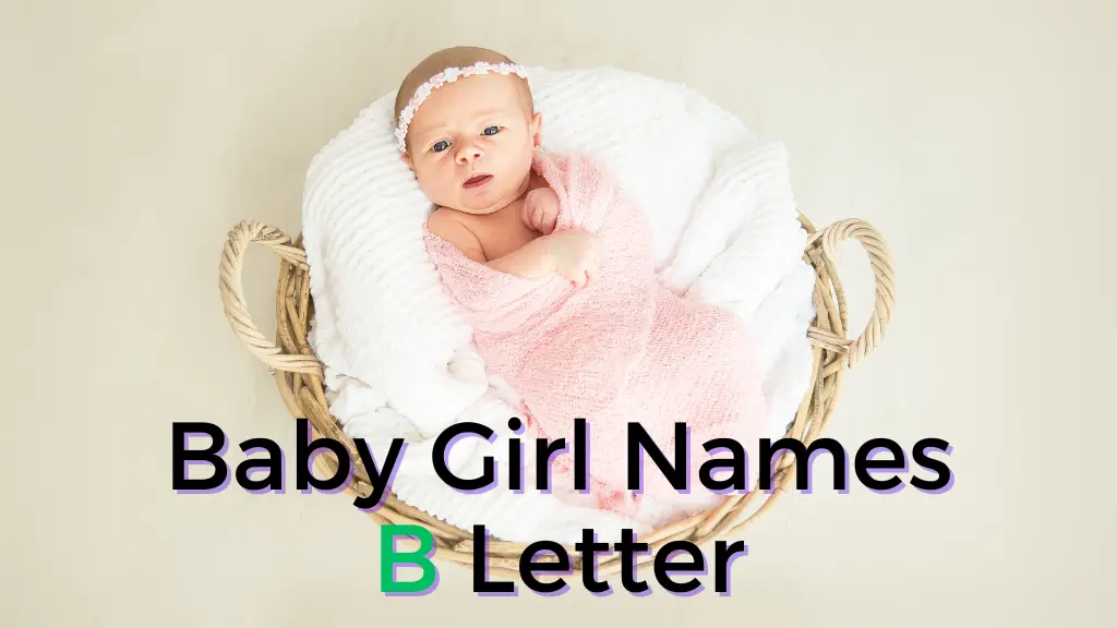 Baby Girl Names Starting With B